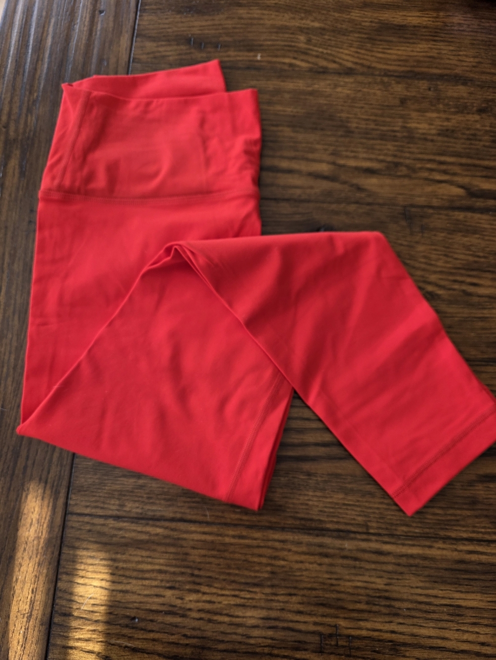 Red Leggings - Bright Red Active Bottoms